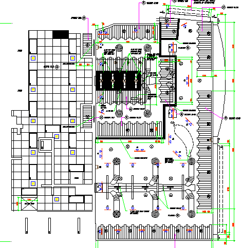 Ground floor reflection ceiling plan details of restaurant dwg file ...