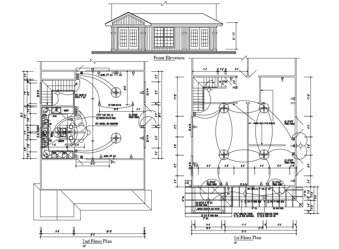  Home  Electrical  Wiring Design Plan  Download  Cadbull