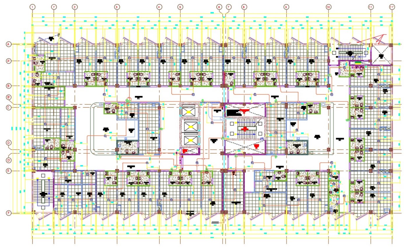 Hospital Building Design Architecture Plan DWG File - Cadbull