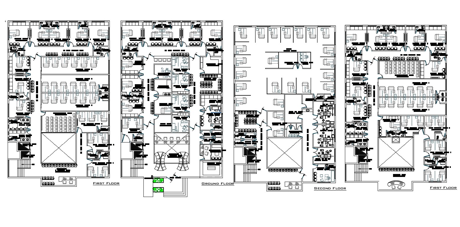 Hospital Design Furniture Lay out Plan Auto CAD File - Cadbull