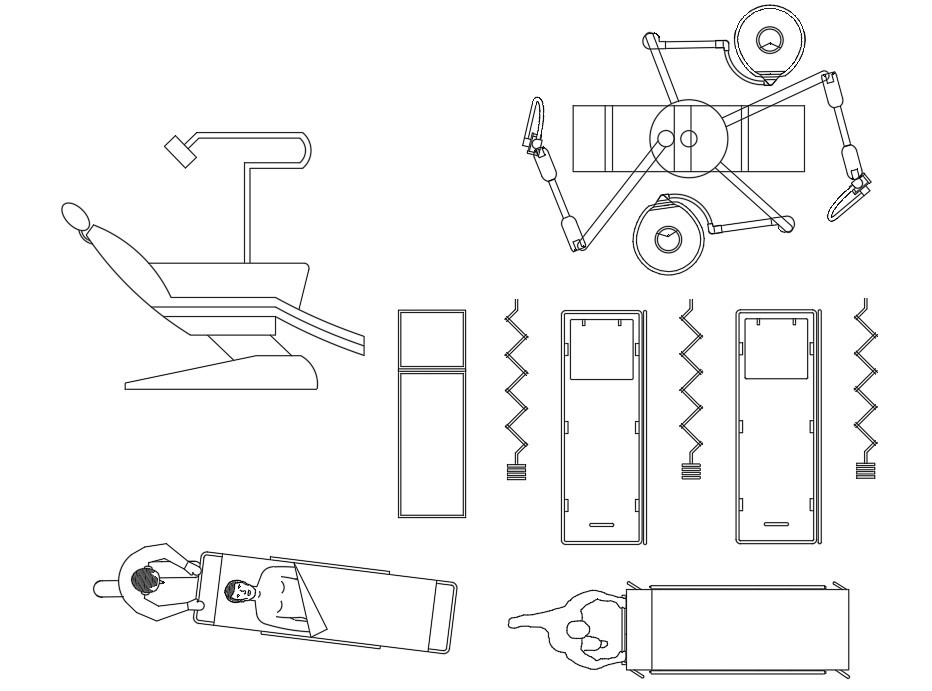 Hospital Equipment CAD Blocks Free DWG Download Cadbull