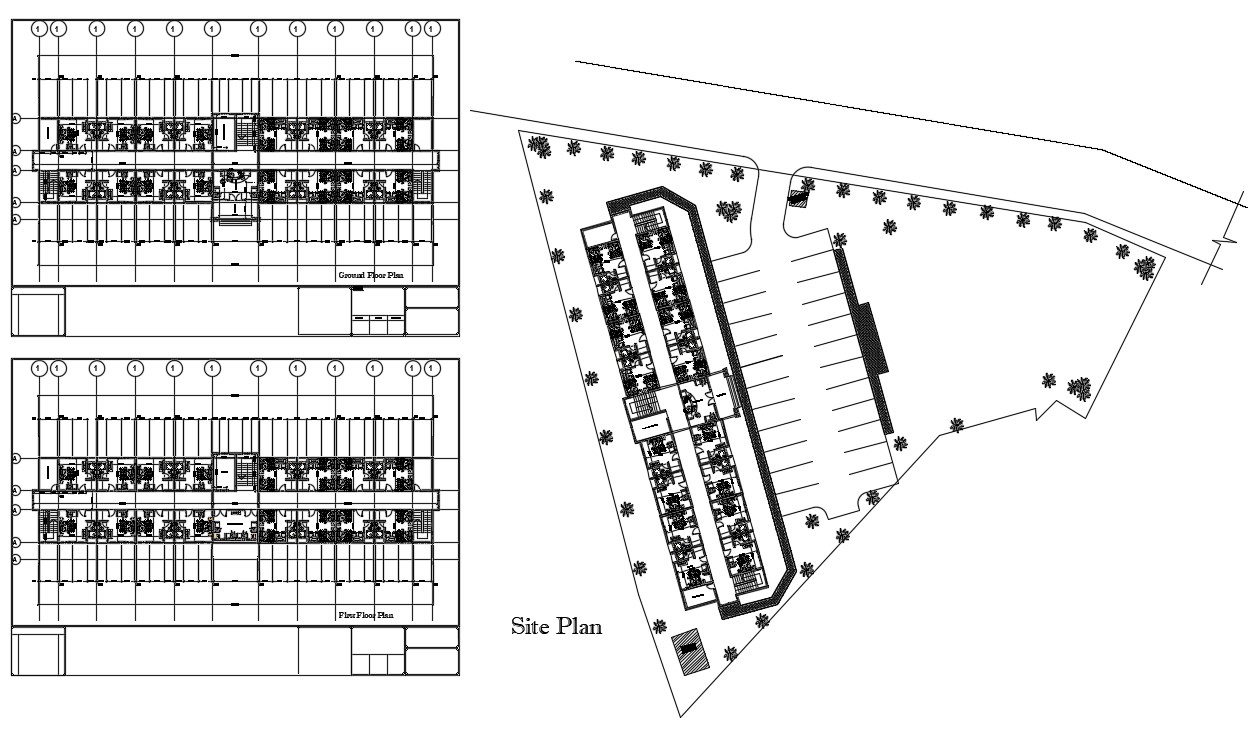 Hostel Design Plan Download - Cadbull