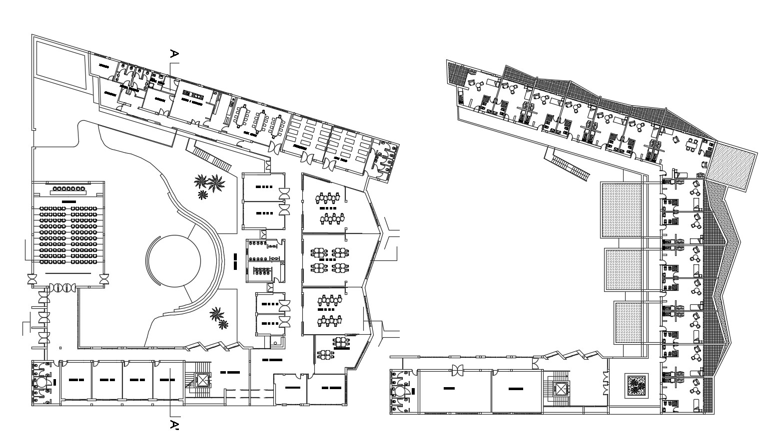 Hostel drawing in dwg file - Cadbull