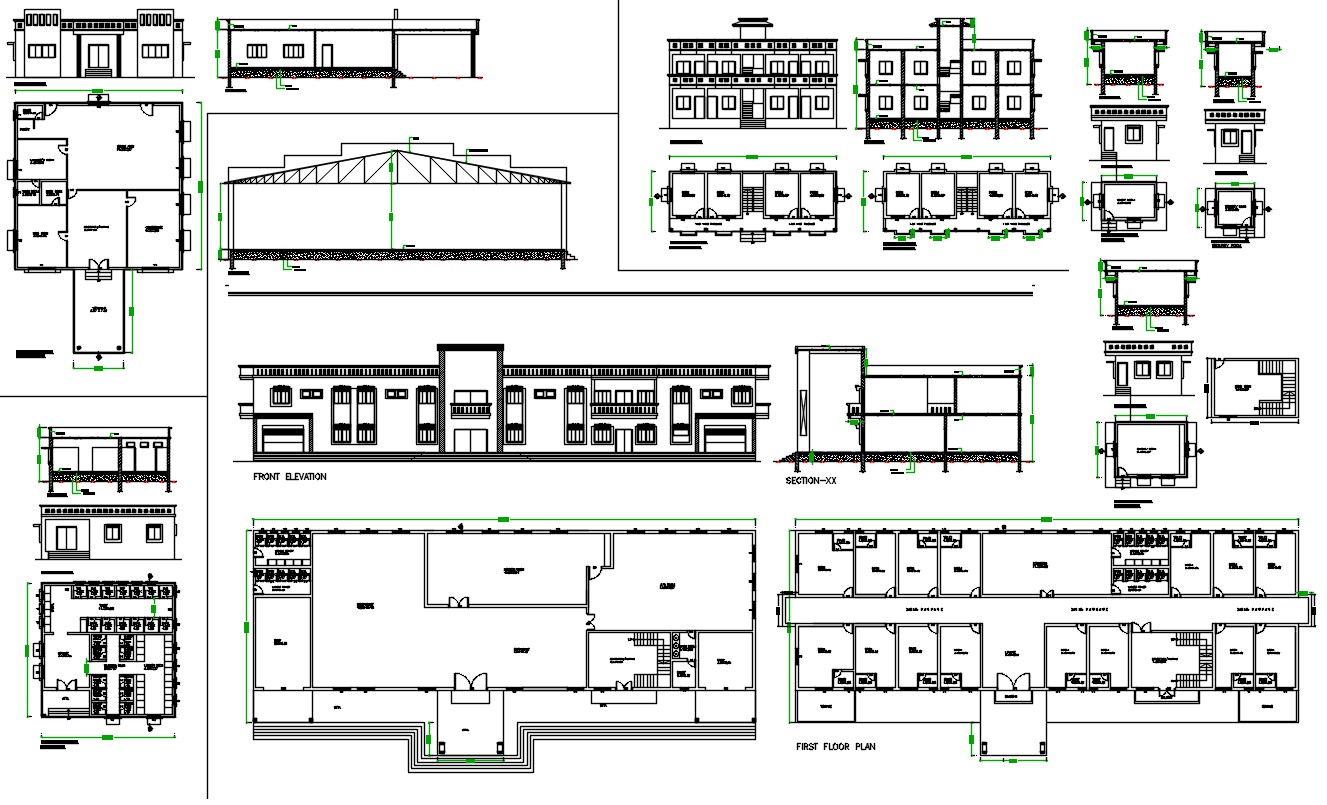 Hotel Project AutoCAD File - Cadbull