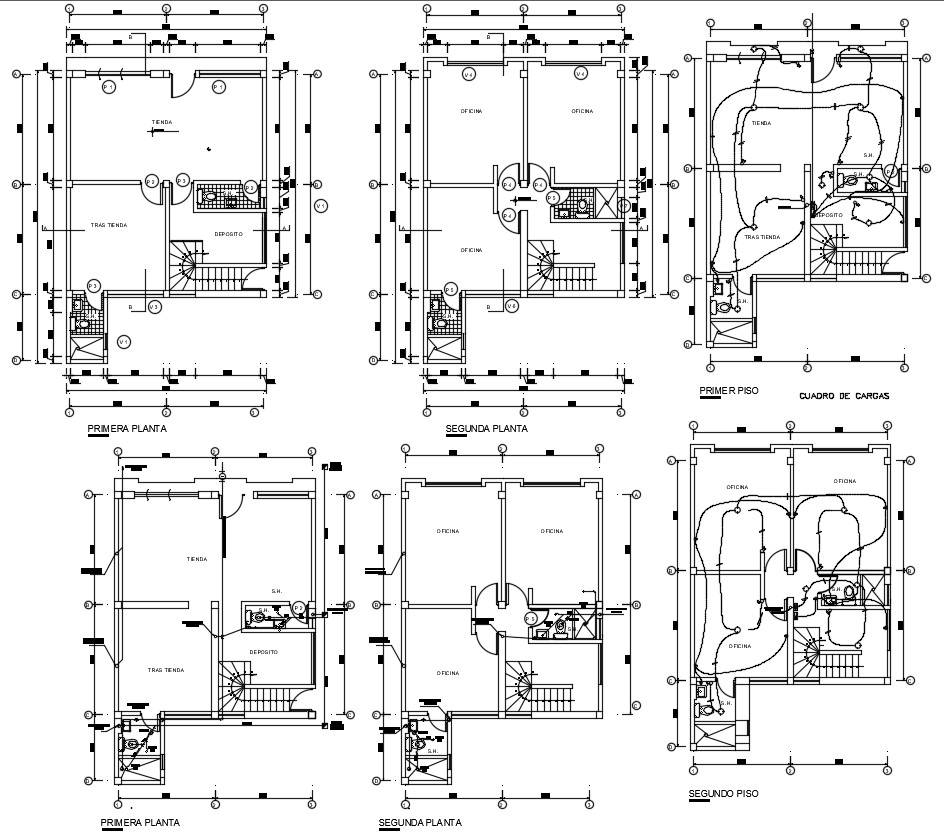 House Electrical Wiring Plan DWG File - Cadbull