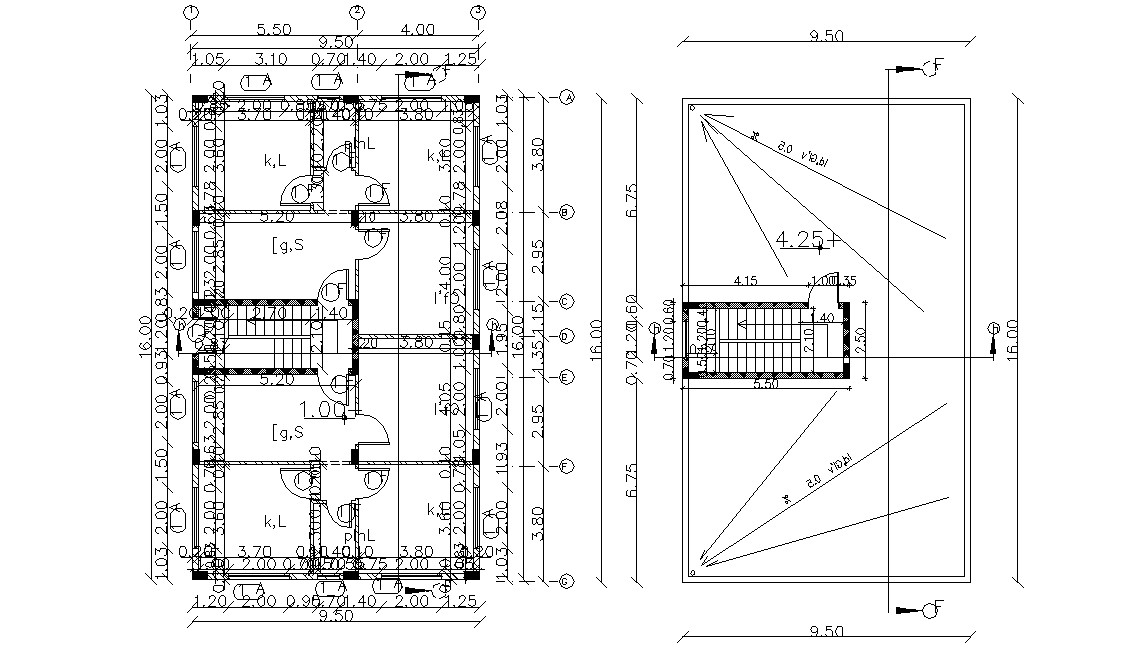  House  Ground Floor And Terrace Plan  Working  Drawing  DWG 