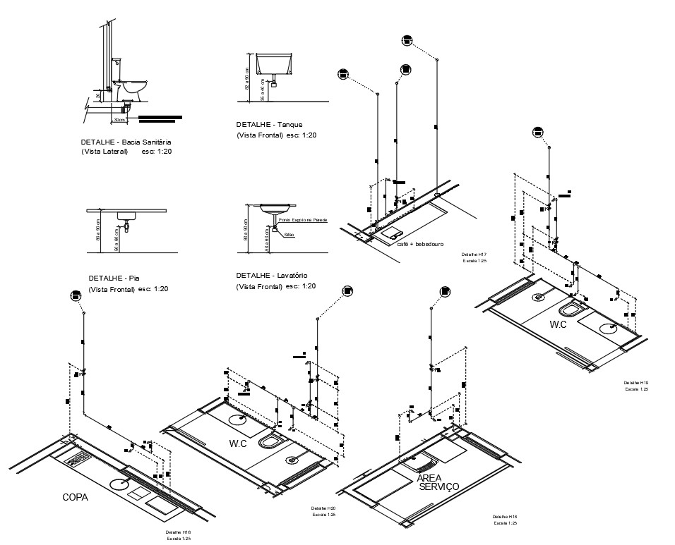 House Plumbing Pipe Isometric Drawing Free Download DWG File Cadbull