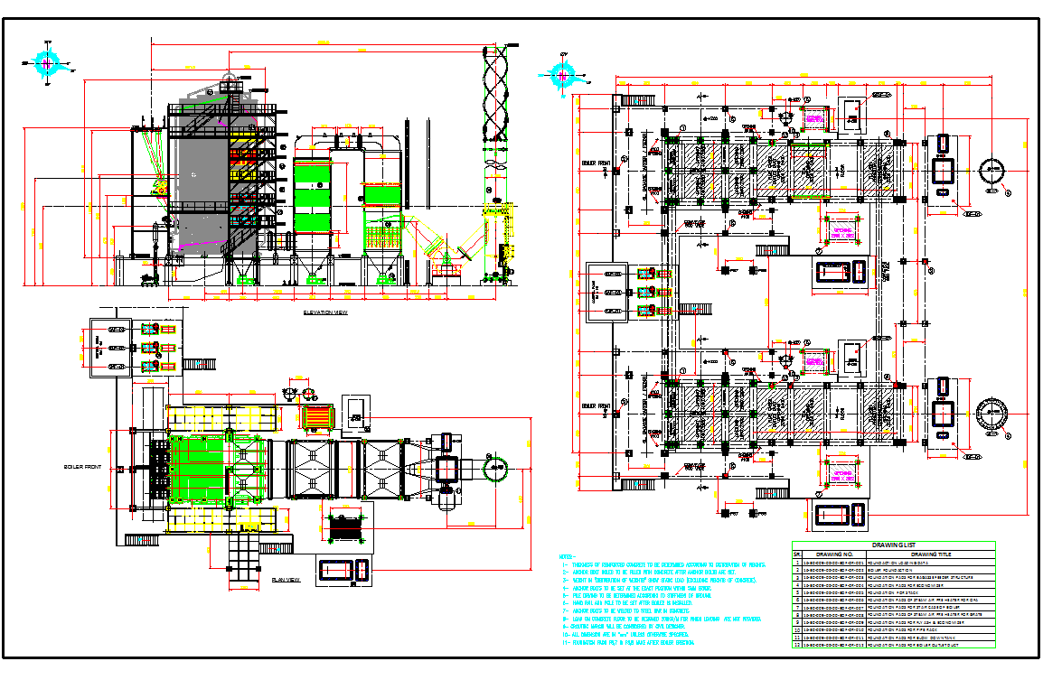 Industrial Gas Plant dwg file - Cadbull