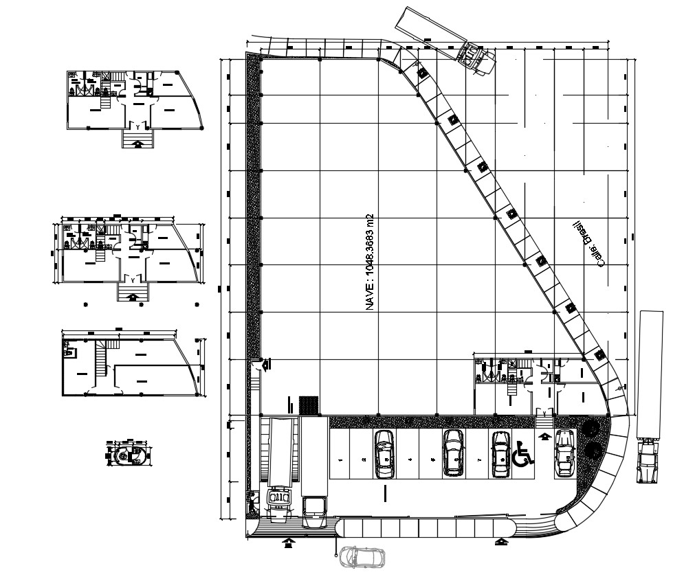 Industrial Plant Building DWG File - Cadbull