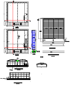 Industrial Shed Details Of Metallic Cover Structure Design Drawing ...