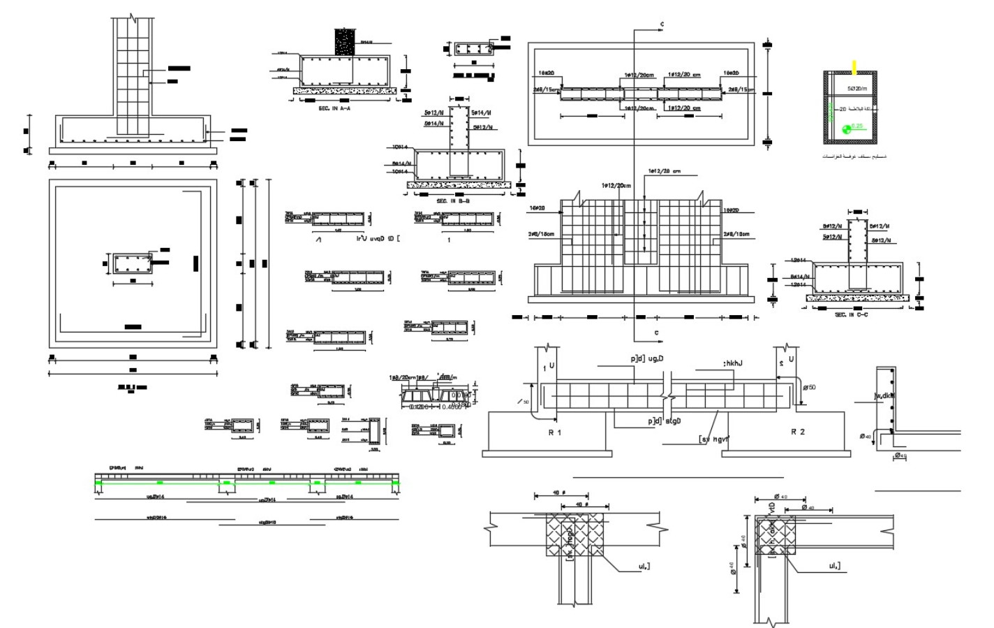 Joint Foundation Pad Footing Column Drawing Dwg File Cadbull Images And Photos Finder