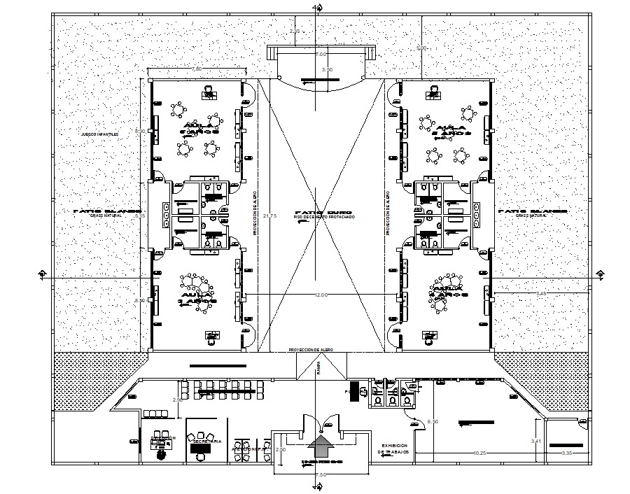 Kids School Plan AutoCAD File - Cadbull