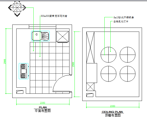 Kitchen Layout Plan In Autocad Plan Cadbull