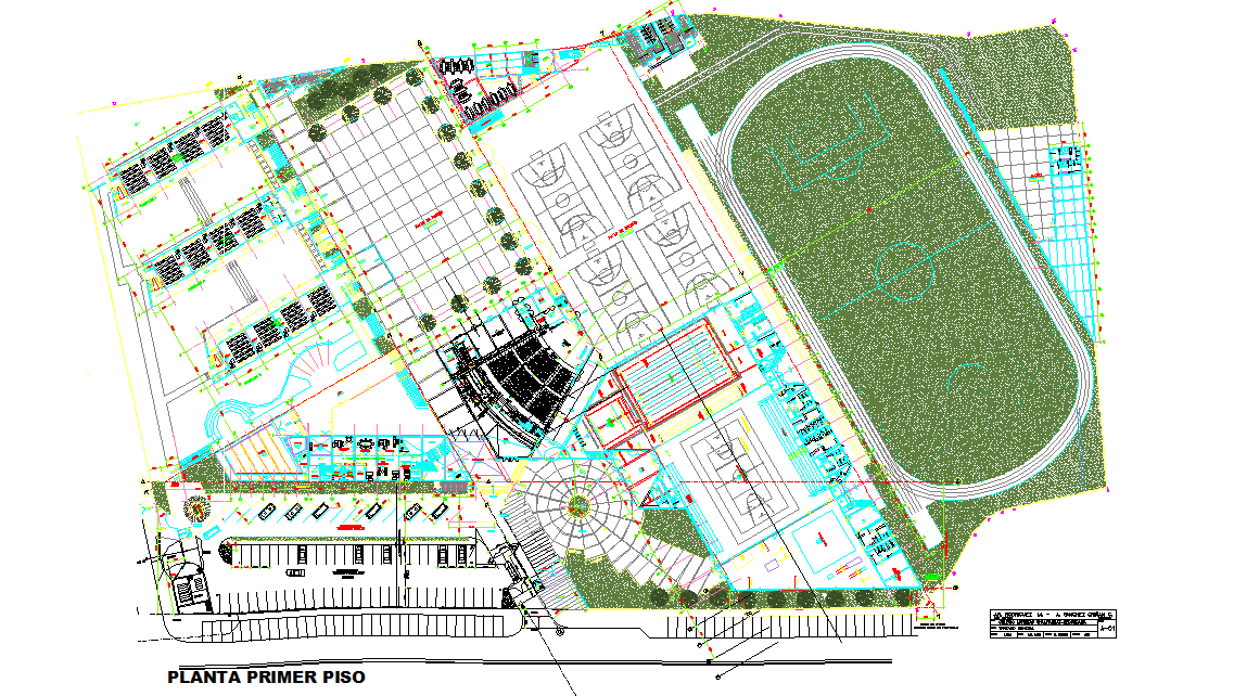 Landscaping layout commercial plan detail dwg file Cadbull