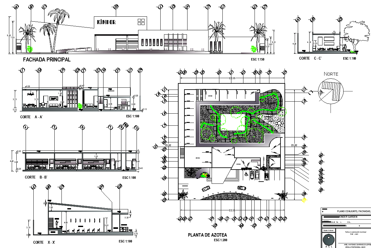 Landscaping Layout Plan Detail Dwg File Cadbull