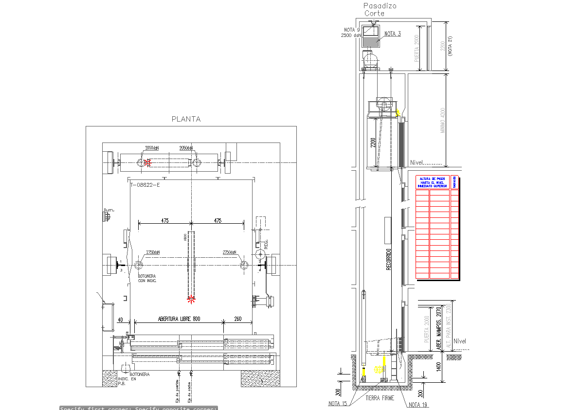 Lift Elevators Detail In Cad Cadbull