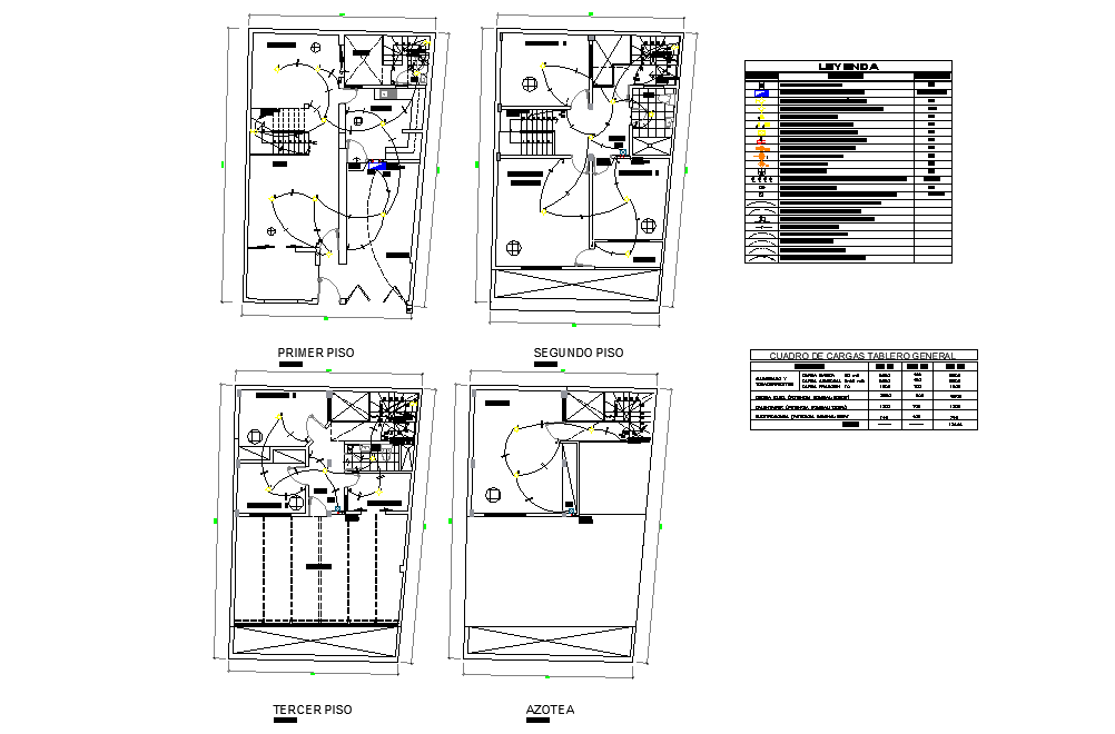 Lighting point plan AutoCAD file Cadbull