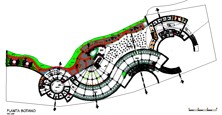 Luxurious Hotel And Resort Layout Plan Dwg File Cadbull