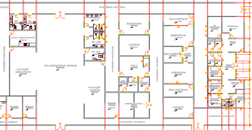 Maternity Hospital Architecture Layout dwg file - Cadbull