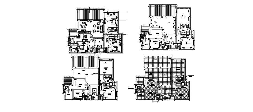  Modern  House  Plan  In AutoCAD  File  Cadbull