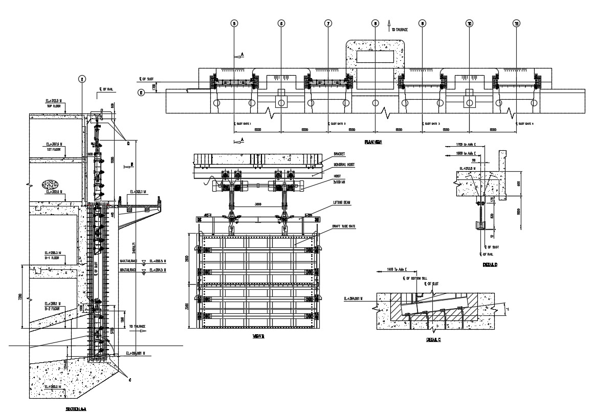 Monorail Hoist Free CAD Drawing DWG File - Cadbull