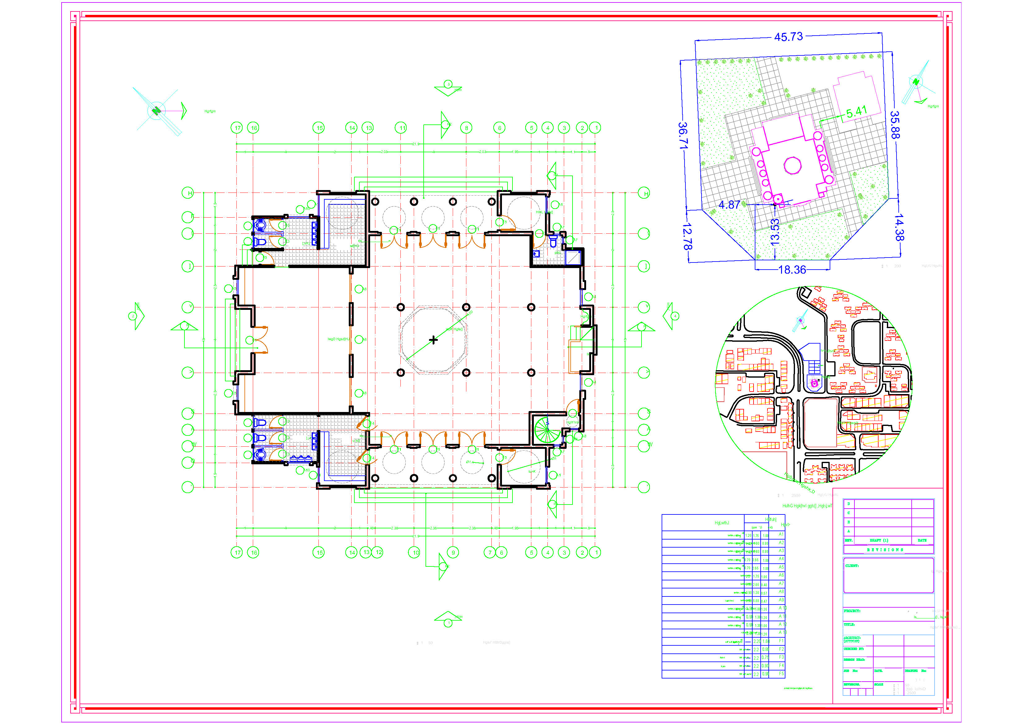 Umayyad Mosque Plan