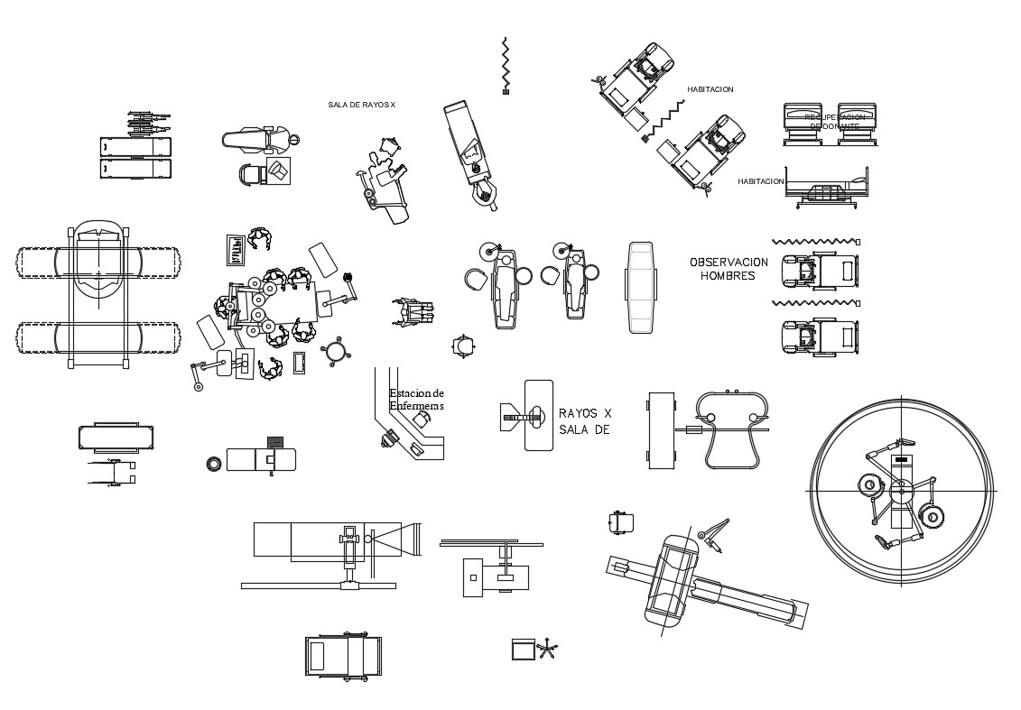 Mri Machine Cad Blocks