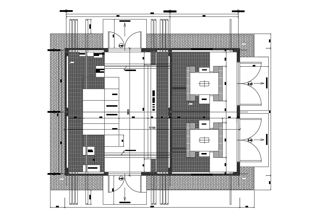 Multipurpose Hall Floor Plan Design Dwg File Cadbull - vrogue.co
