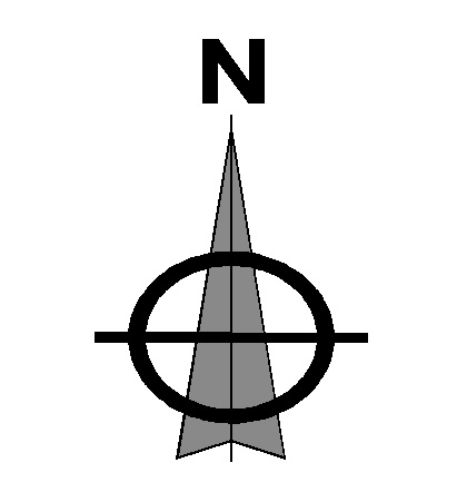 North Direction 2D Block AutoCAD File - Cadbull