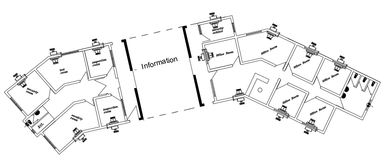 Office Floor Plan DWG Download Cadbull