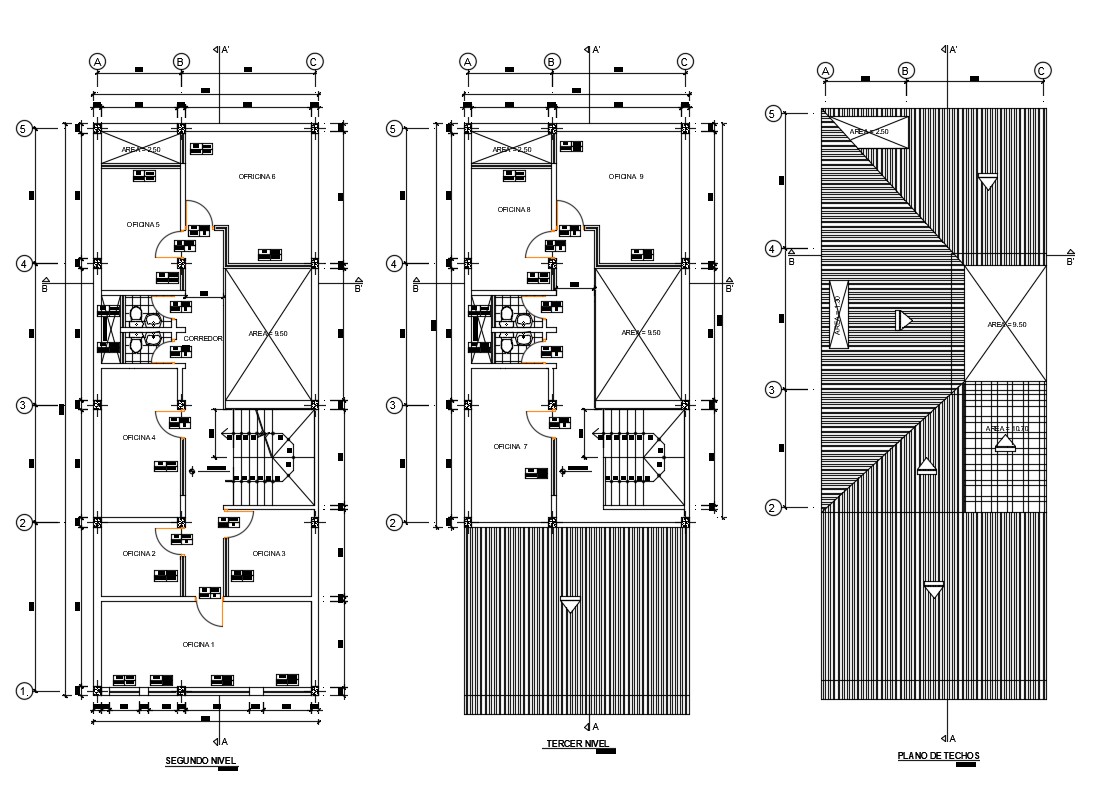 Office Floor Plan DWG File - Cadbull