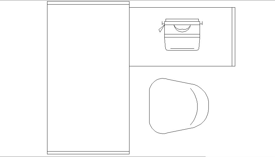 Office Desk Top View Elevation Cad Block Details Dwg File Cadbull