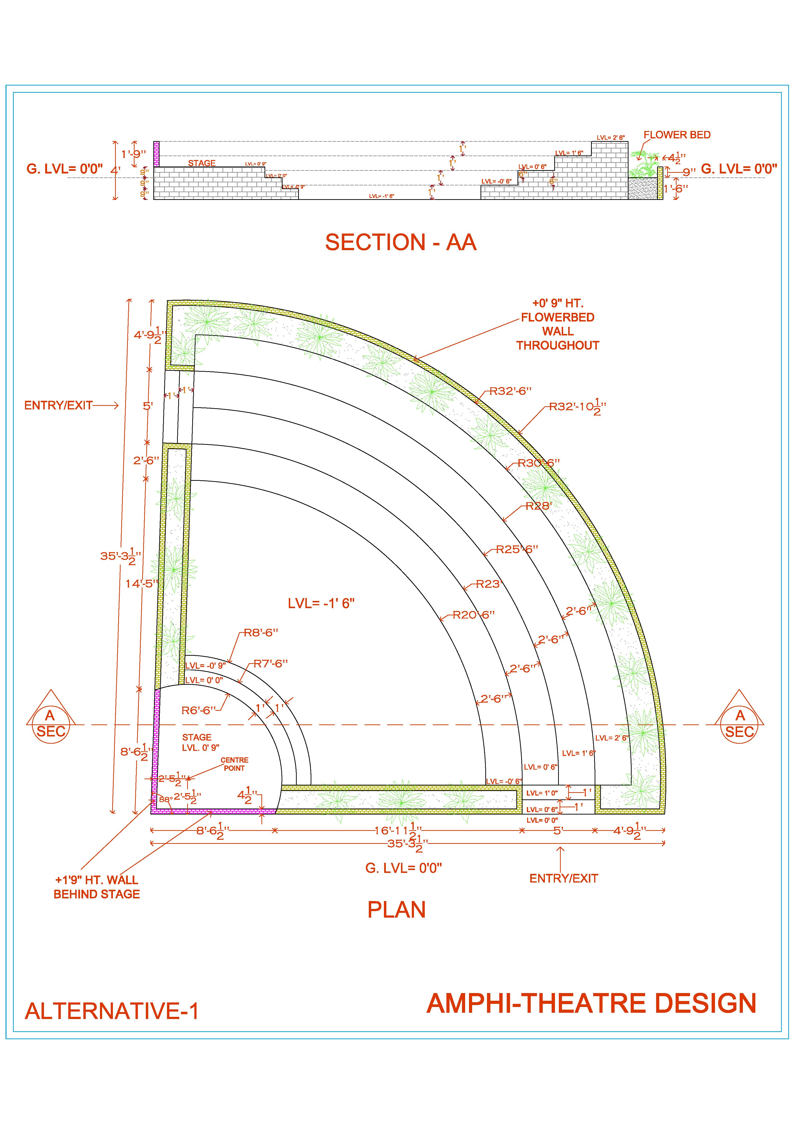 Open Amphitheatre Cadbull