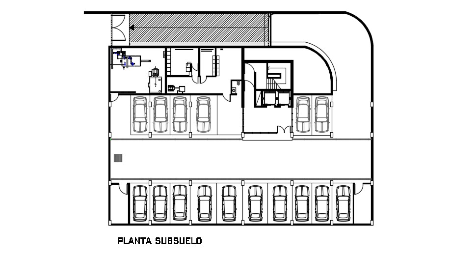 Parking Layout Plan In AutoCAD File - Cadbull