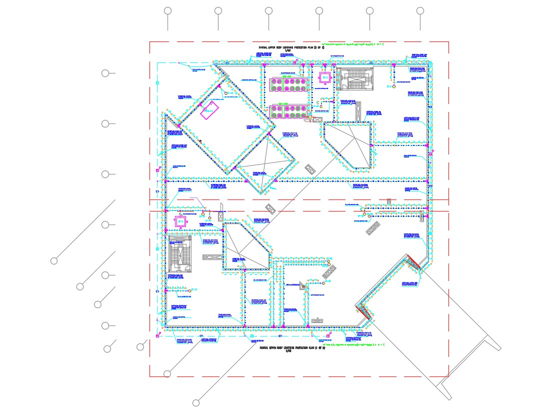 Partial Lighting Layout Plan CAD File Free Download Cadbull
