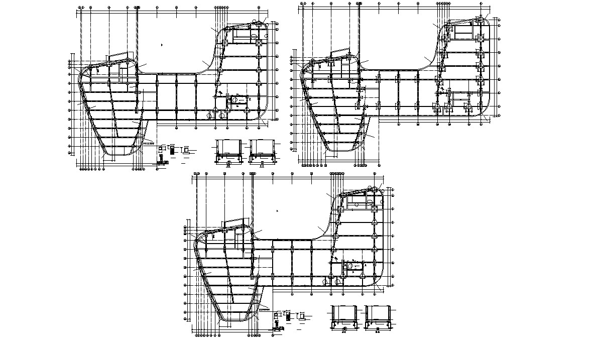 Pile Foundation Drawing Of Commercial Building DWG File - Cadbull