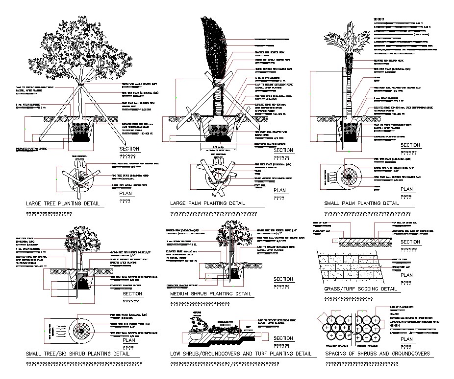 Green Shrub Plant Elevation Blocks Drawing Details Dwg File Cadbull ...