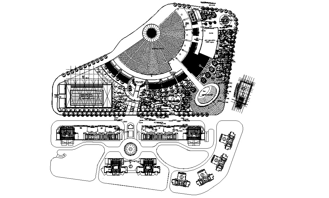 Plot Area Cad Plan - Cadbull