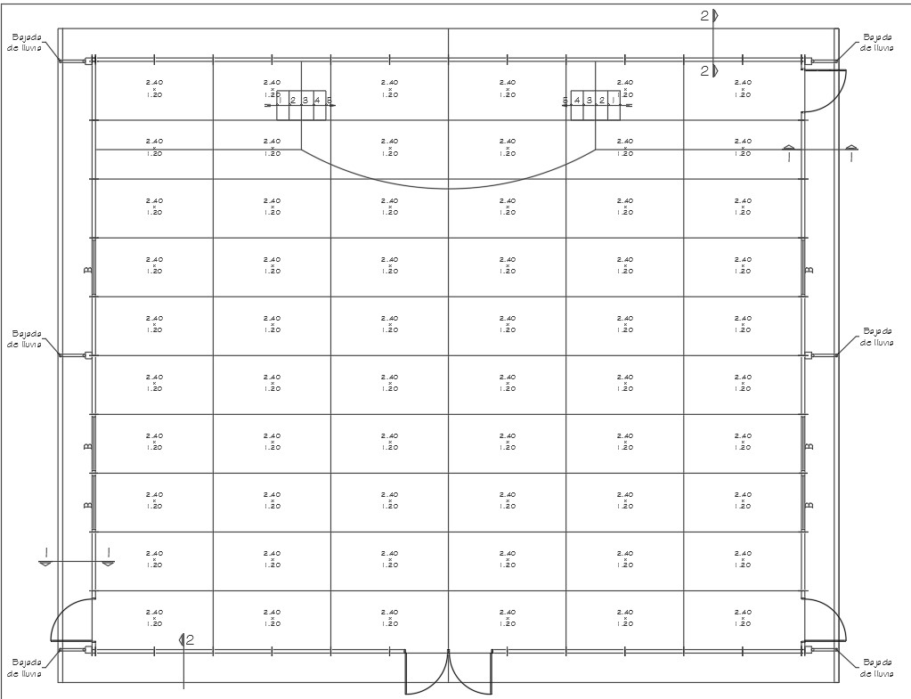 Plot plan detail dwg file - Cadbull