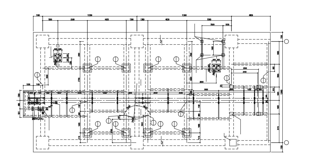 RCC Foundation Plan AutoCAD Drawing Download - Cadbull