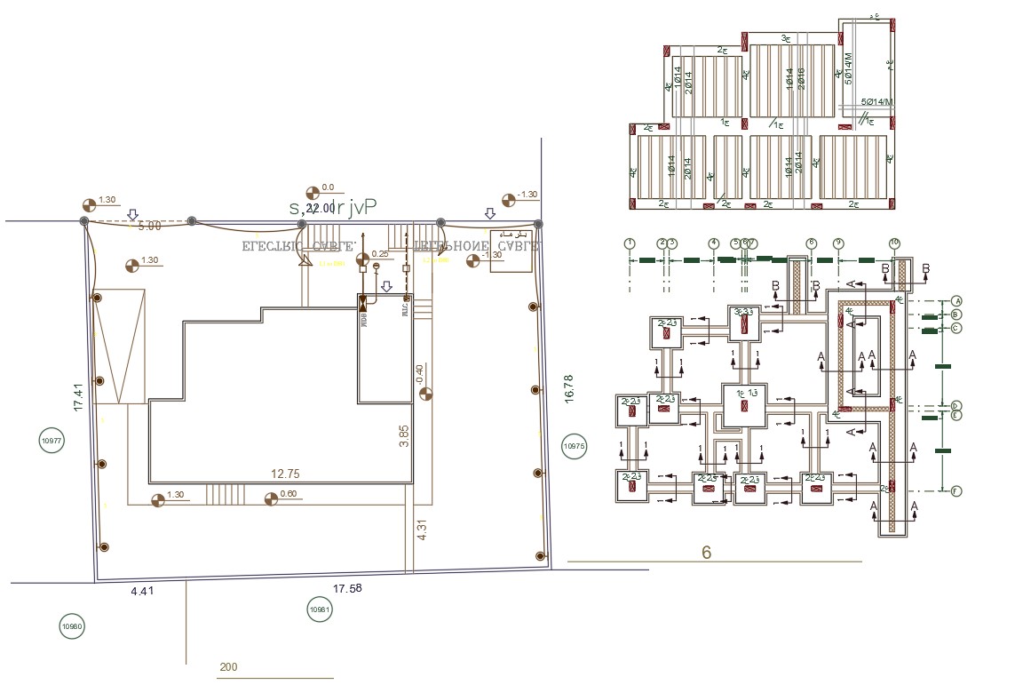 RCC Construction House Plan Design DWG File Cadbull | Designinte.com