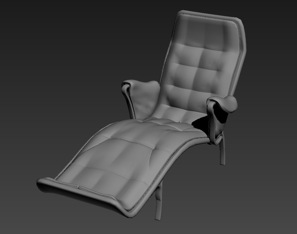  Recliner Chair Design 3ds Max File - Cadbull