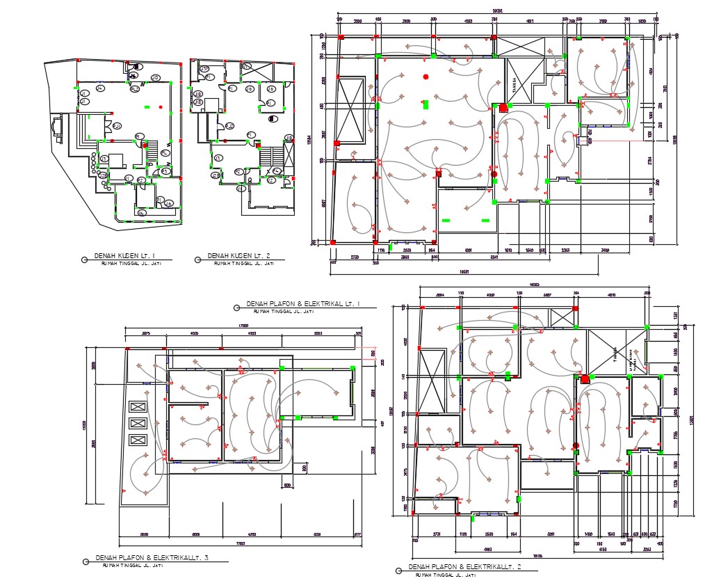Reflected Ceiling Floor Layout Plan AutoCAD File Cadbull