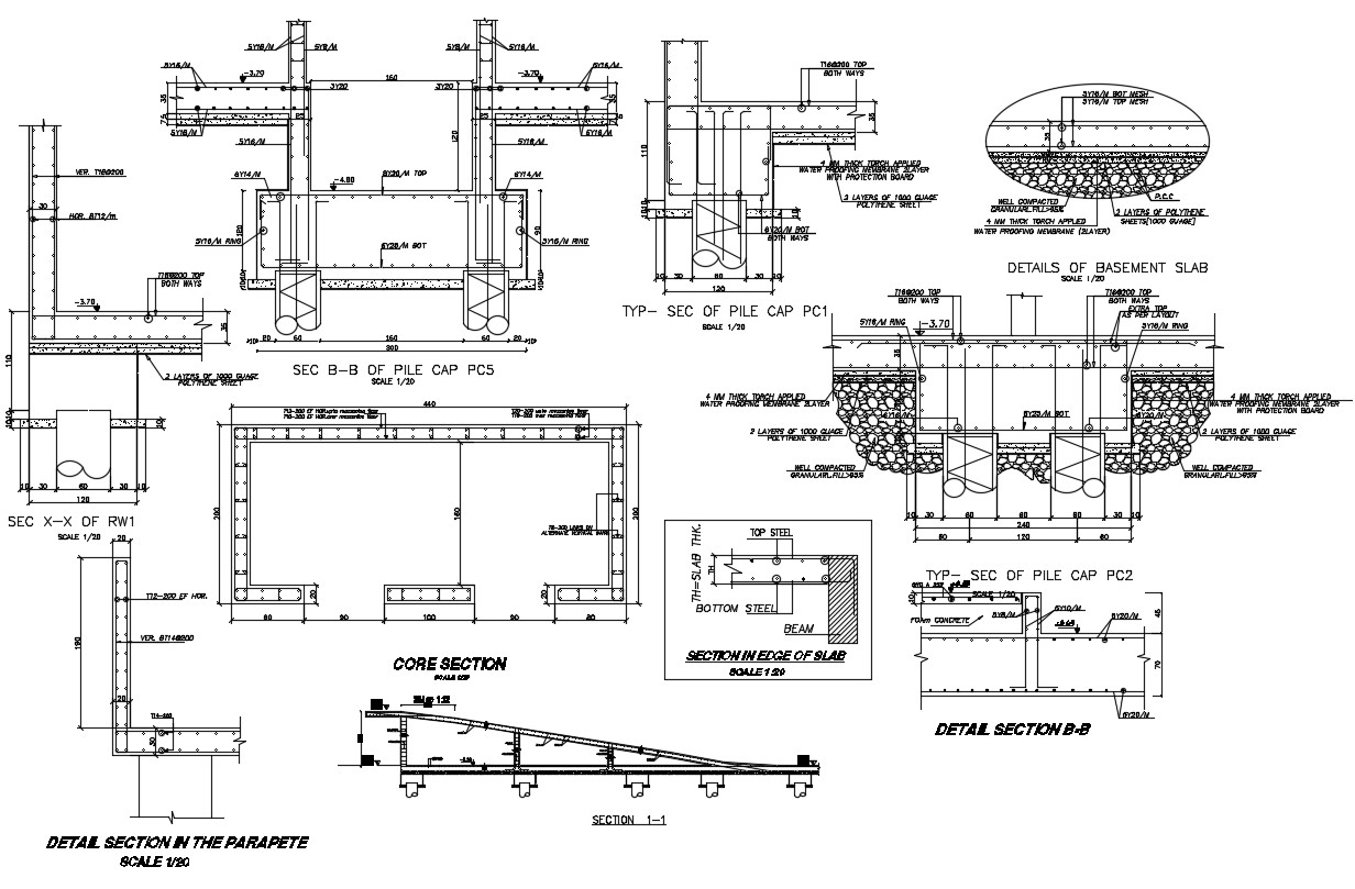 Reinforced Concrete Design AutoCAD File - Cadbull