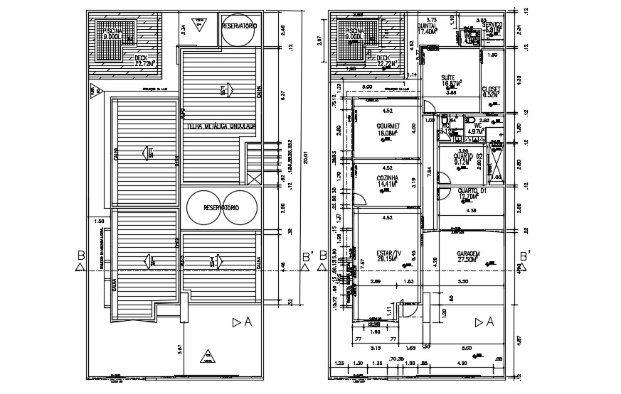 Residence Single Storey Bungalow Design Layout Architecture Plan