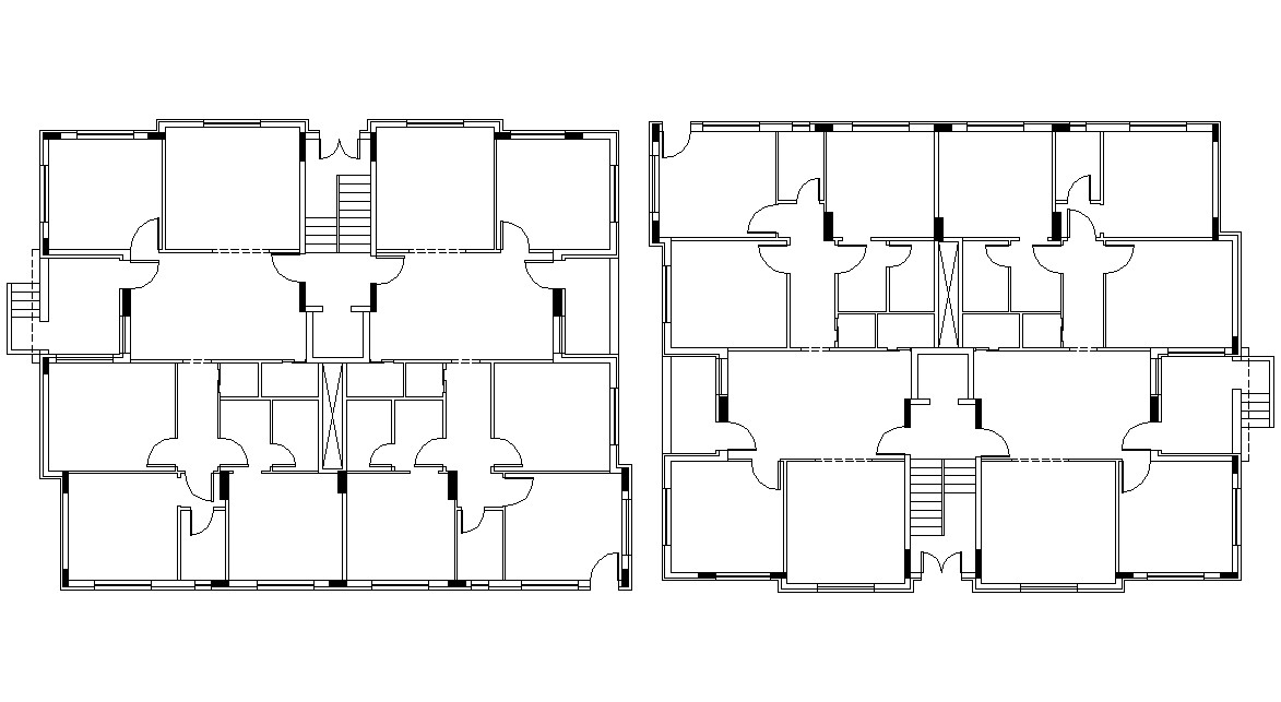 Residential House Floor Layout CAD File - Cadbull