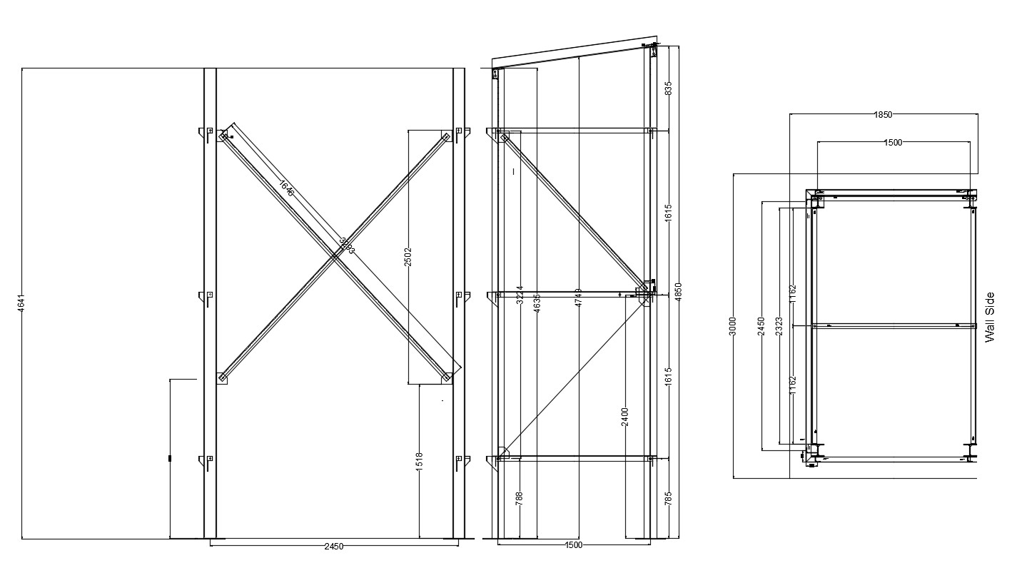 Revolving Door CAD Drawing - Cadbull