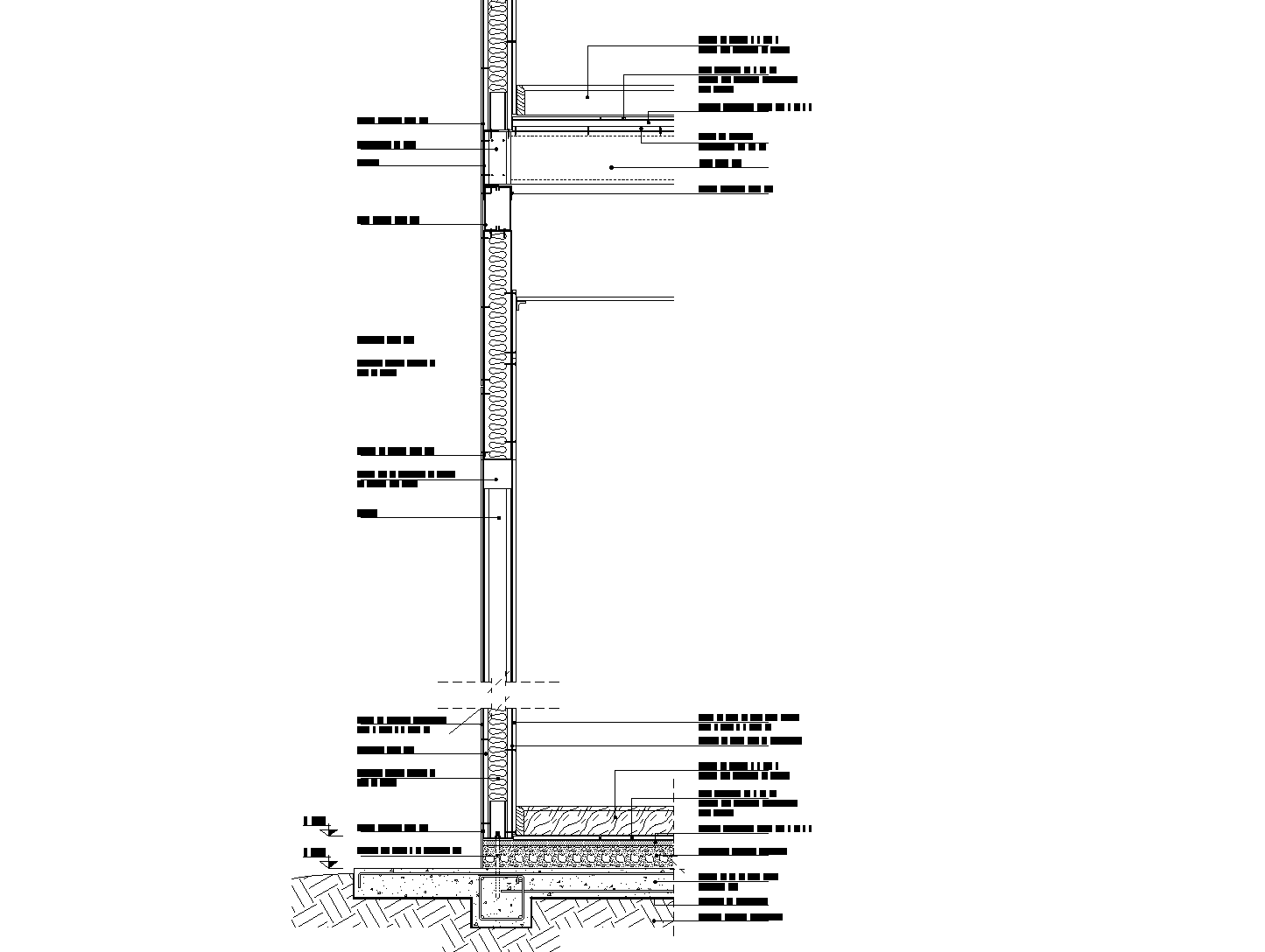  Section  steel framing drywall plan detail dwg  file Cadbull