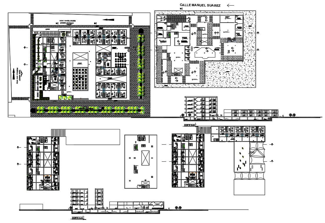 Shopping Complex Plan - Cadbull