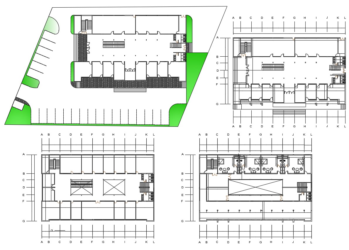 Shopping Mall Design CAD Plan - Cadbull